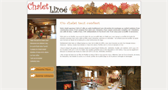 Desktop Screenshot of chalet-lizoe.com